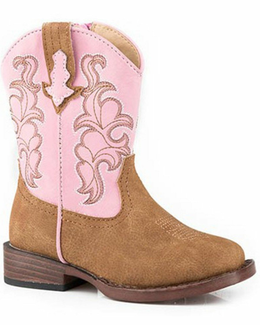 Western Boots * | Roper Toddlers' Blaze Western Boots Square Toe Discount