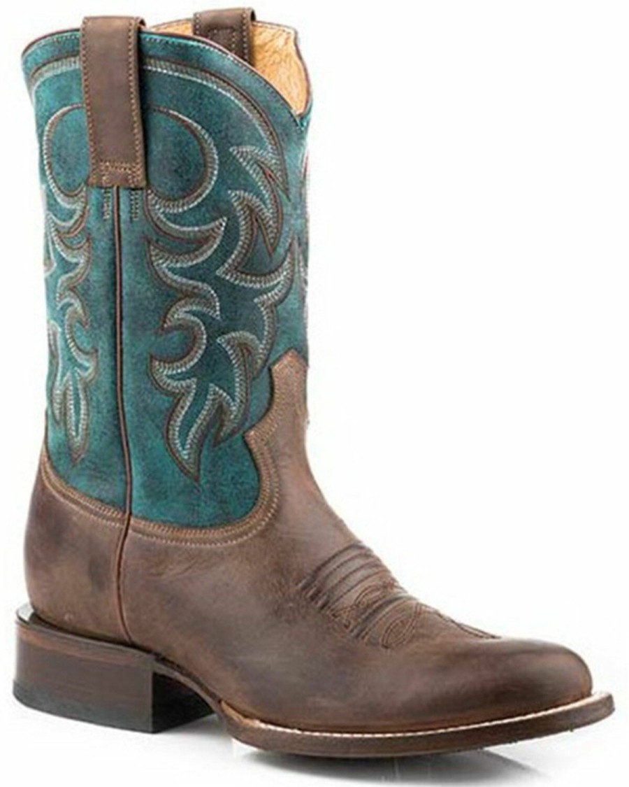 Western Boots * | Roper Men'S Rowdy Regular Western Boots Round Toe Discount