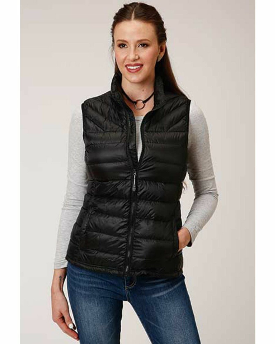 Clothing * | Roper Women'S Quilted Puffer Vest Outlet