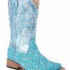 Western Boots * | Roper Kid'S Floral Glitter Western Boots Limited Edition