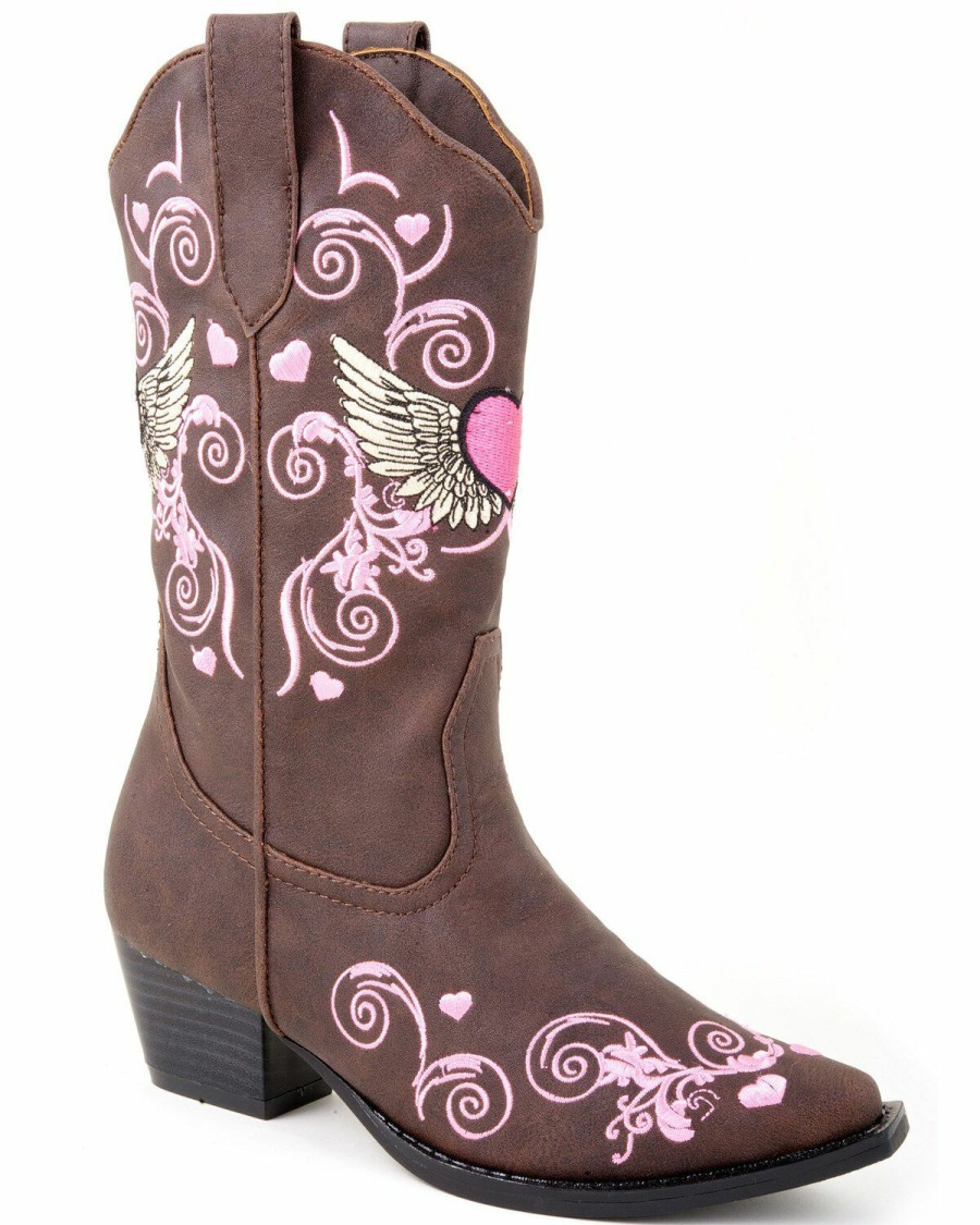 Western Boots * | Roper Infant'S Winged Heart Western Boots Sale