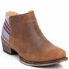 Boots * | Roper Women'S Serape Heel Fashion Booties Snip Toe Limited Edition