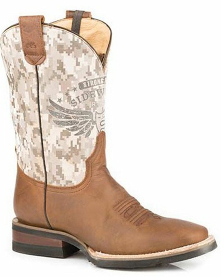 Western Boots * | Roper Men'S Out Of Sight Western Boots Square Toe Online