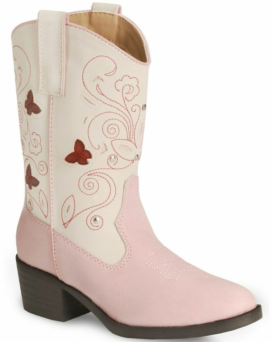 Western Boots * | Roper Kid'S Light Up Floral Western Boots Outlet