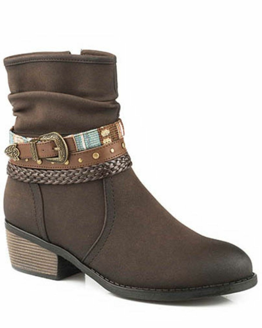 Boots * | Roper Women'S Libbie Fashion Booties Round Toe Limited Edition