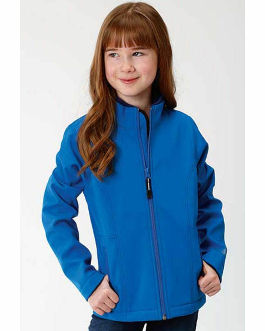 Clothing * | Roper Girls' Fleece Softshell Jacket Outlet