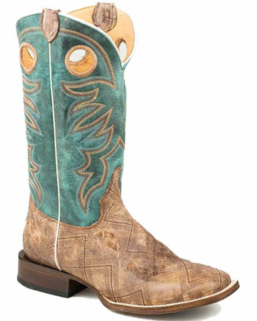 Western Boots * | Roper Men'S Garland Western Boots Square Toe Sale