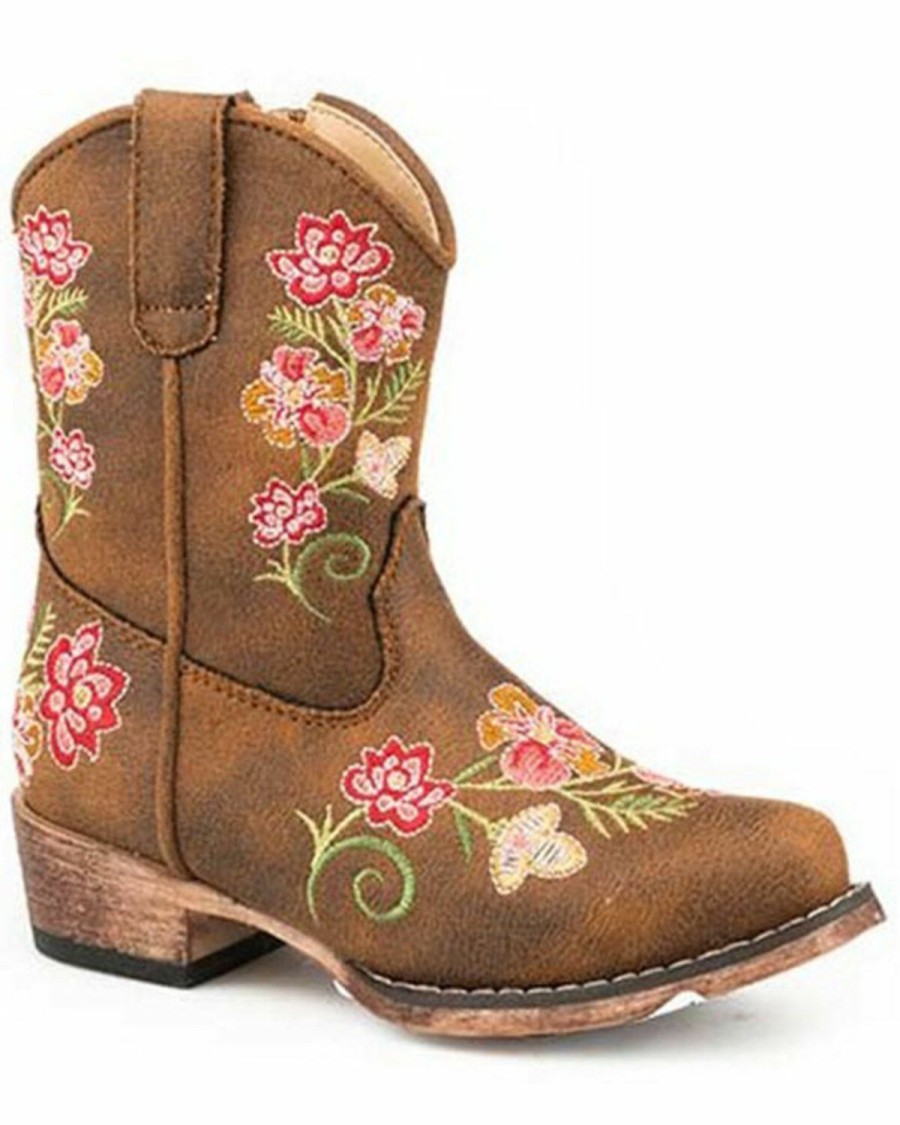 Western Boots * | Roper Toddler Girls' Juliet Western Boots Snip Toe Discount