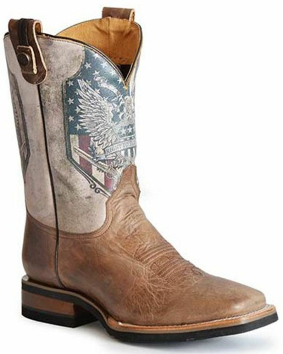 Western Boots * | Roper Men'S 2Nd Amendment Western Boots Square Toe Limited Edition