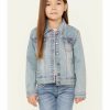 Clothing * | Roper Girls' Checkered Plaid Denim Jacket Outlet