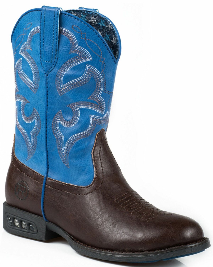 Western Boots * | Roper Boy'S Lightning Light-Up Western Boots Online